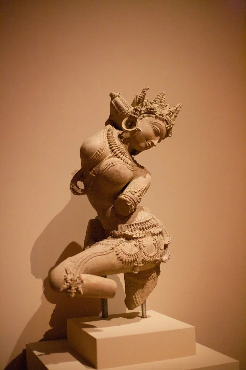 Women’s suppression statue of hindu goddess